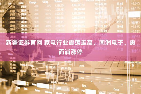 新疆证券官网 家电行业震荡走高，同洲电子、惠而浦涨停